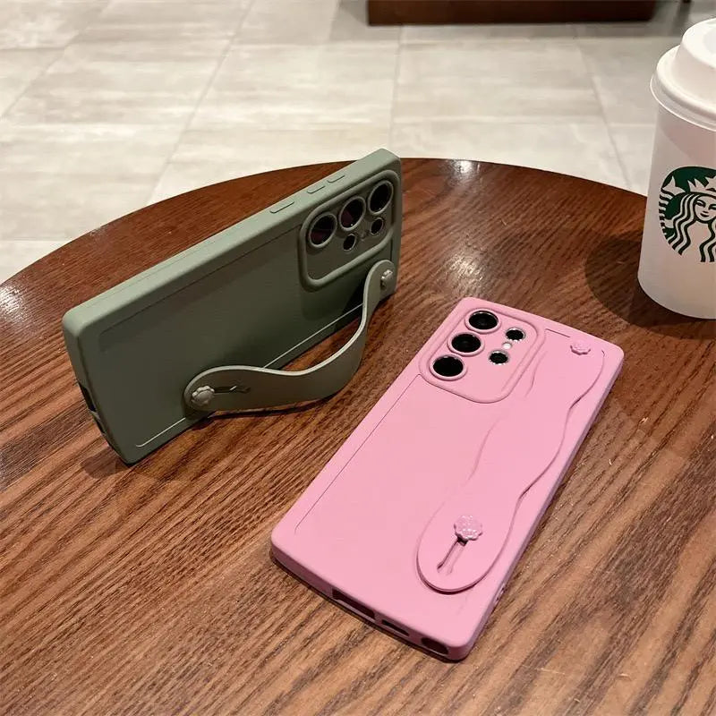 Brown Love Heart Aesthetic Phone Case