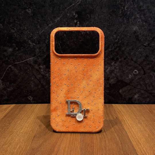 Signature D crystal design phone case for girls – ORRY 