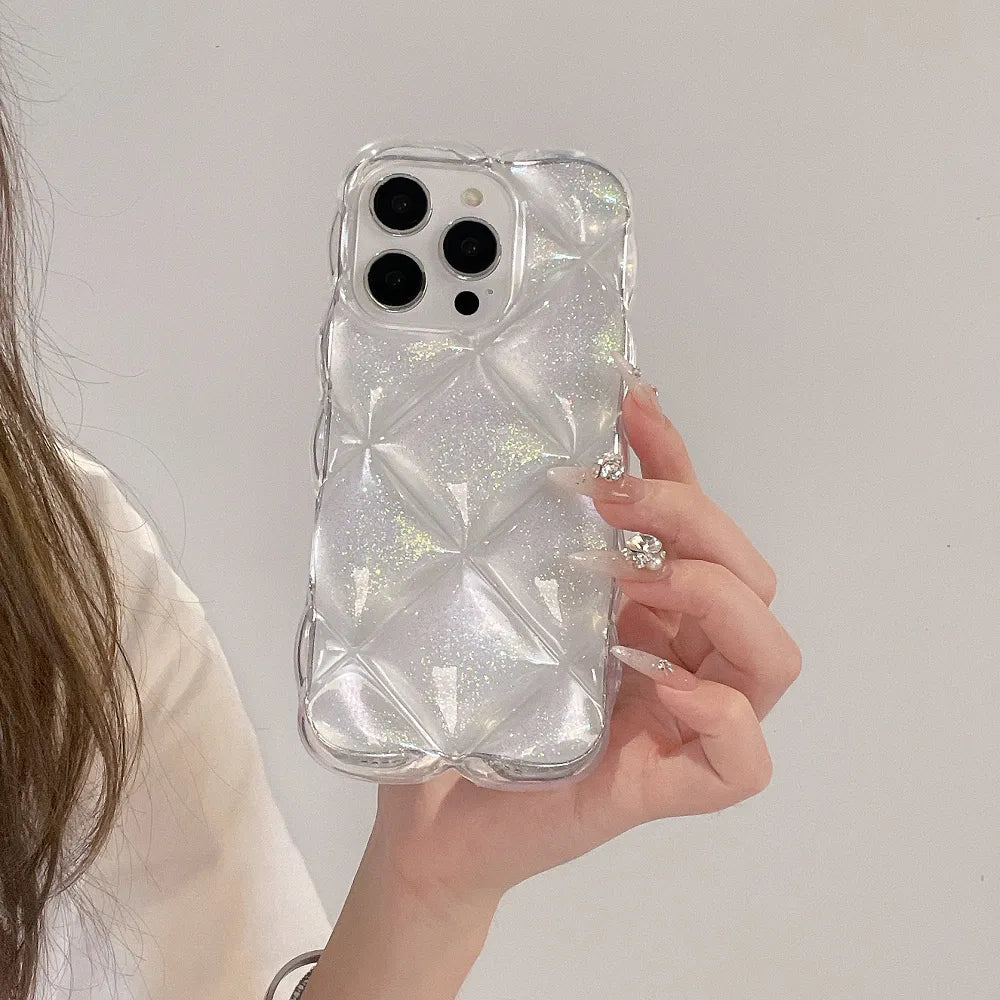 Dreamy Holo Heart Bubble Case