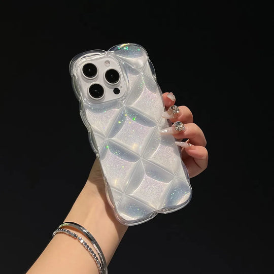 Dreamy Holo Heart Bubble Case