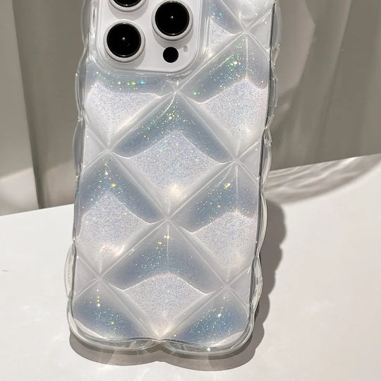 Dreamy Holo Heart Bubble Case