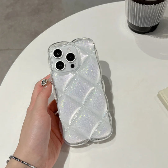 Dreamy Holo Heart Bubble Case