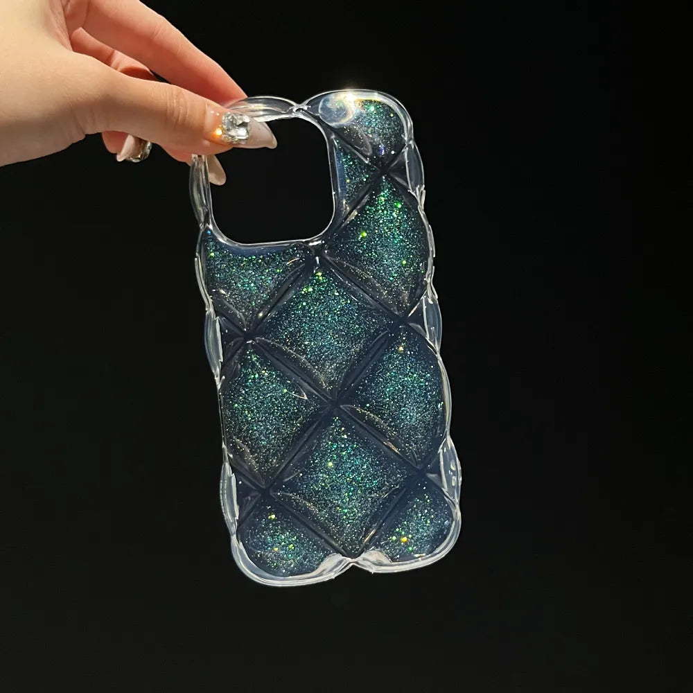 Dreamy Holo Heart Bubble Case
