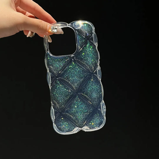 Dreamy Holo Heart Bubble Case