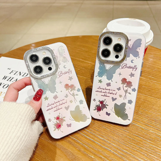 Cute dreamy butterfly phone case for girls