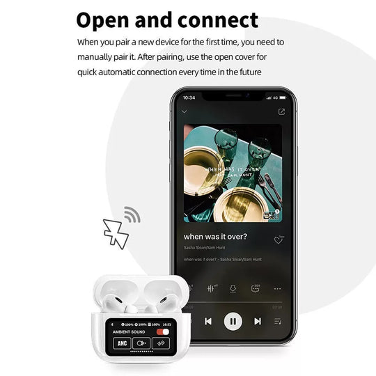 Ultimate Sound Experience: AirPods Pro 2 With Display, ANC & ENC.