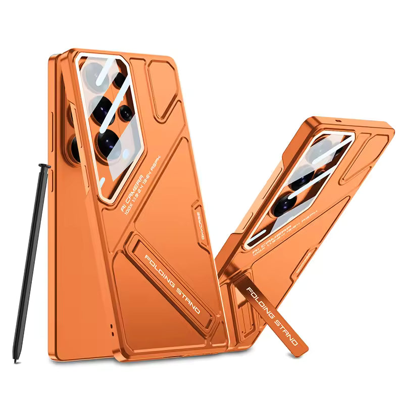 Cosmos Joy Magnetic Stand Cover for Galaxy S26 Ultra orange