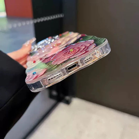 Retro Flower Classy iPhone Case