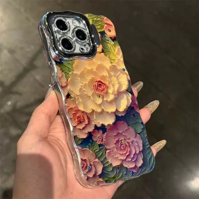Retro Flower Classy iPhone Case
