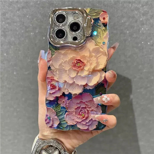 Retro Flower Classy iPhone Case