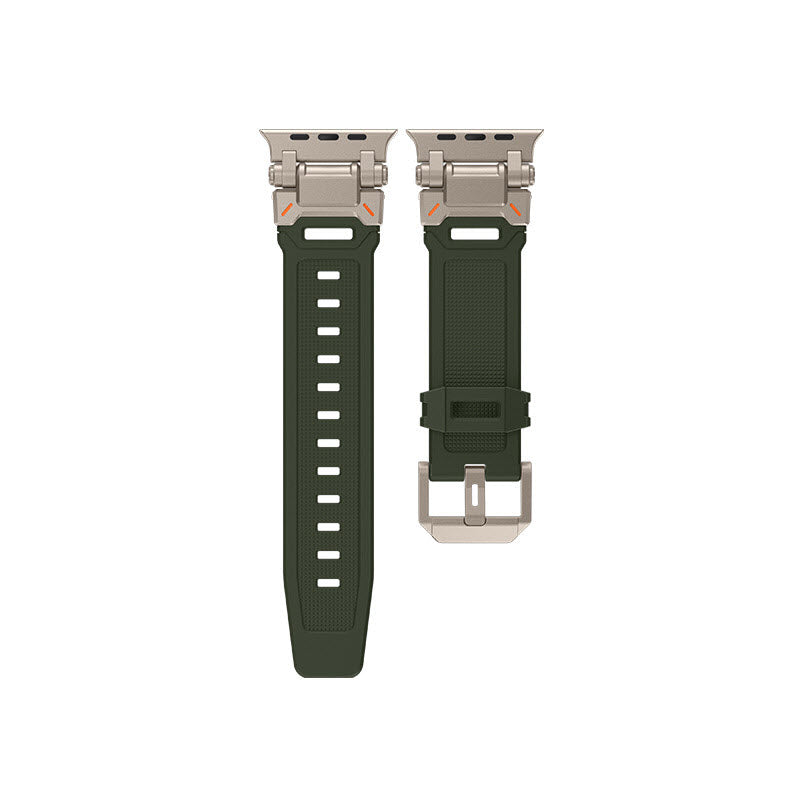 Rubber Ultra Interlock Apple Watch Strap ( 49, 45, 44, 42 ) MM