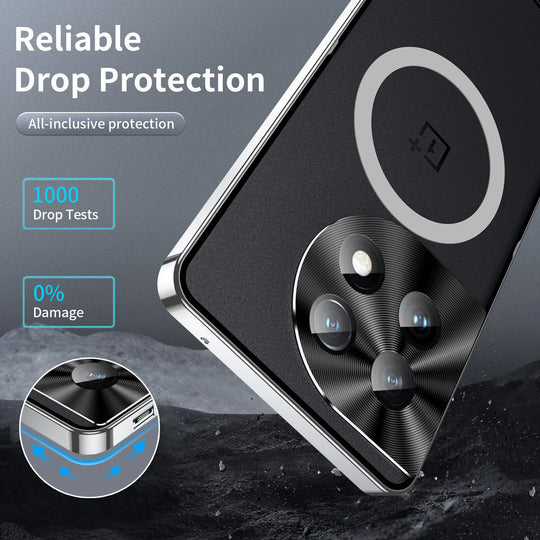 Luxe Guard Ultra Thin Metal Frame Case for OnePlus. *PREMIUM*