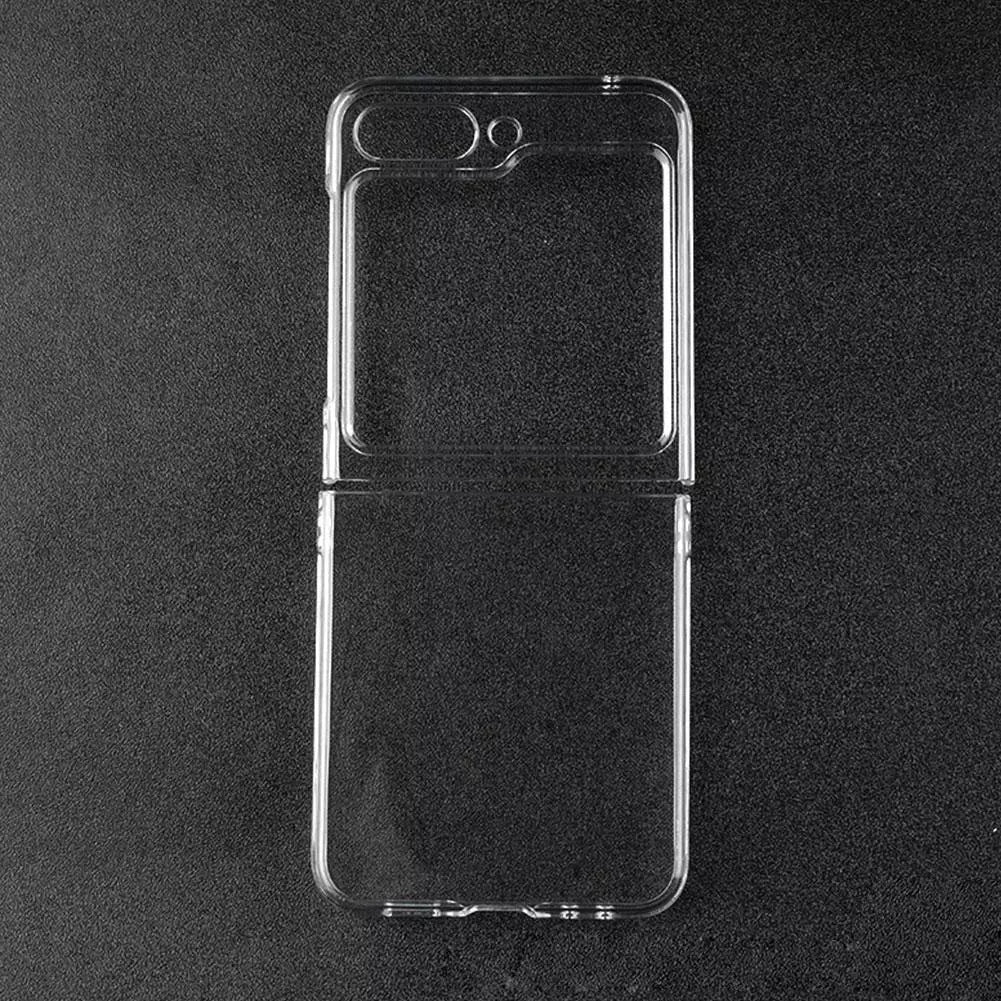 Premium Galaxy Z Flip Magnetic Clear Fusion Case (✅Anti Yellow).