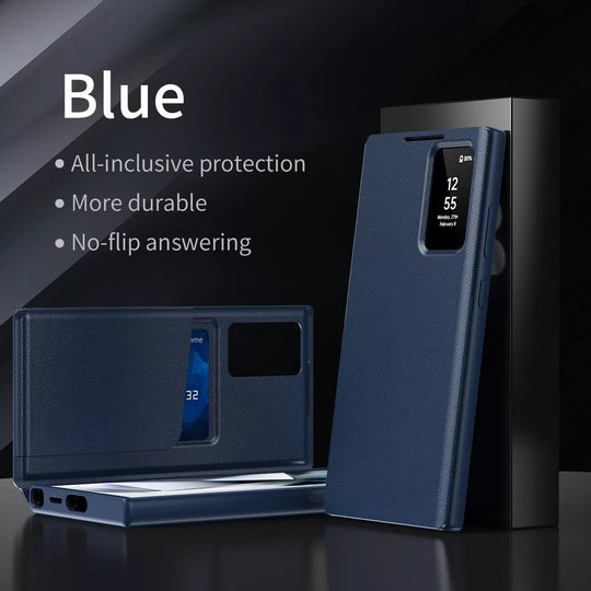 IC Smart View Wallet Flip Case- Blue