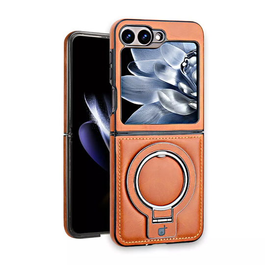 Galaxy Z Flip Magno Pro Leather Wallet Case