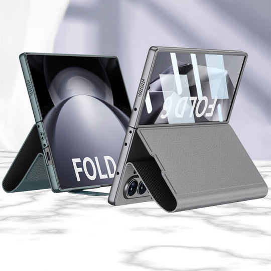 Premium GKK Integrated Flip Leather Case for Samsung Galaxy Z Fold 6.