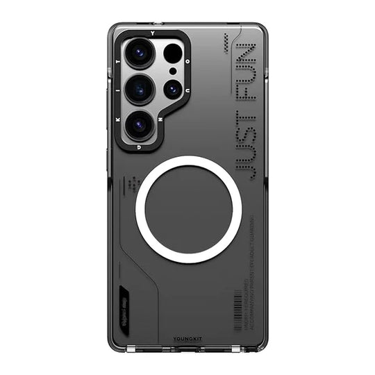 Youngkit Just Fun case for Samsung Galaxy S25 Ultra black by Cosmos Joy