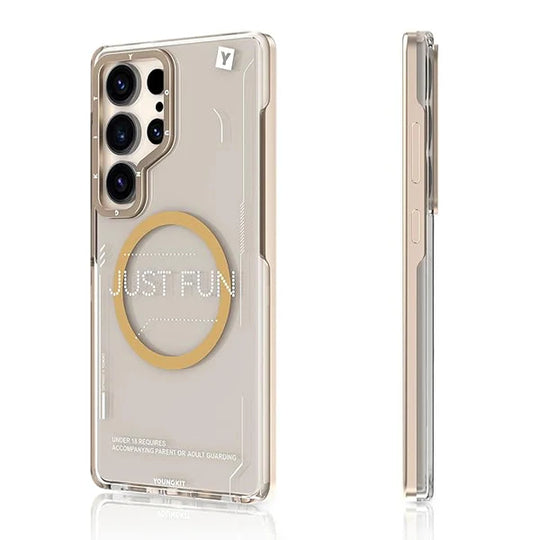 Samsung S25 Ultra transparent Youngkit Just Fun case