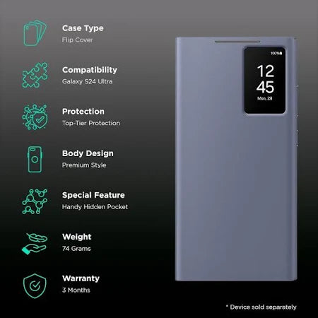 Smart View Wallet Flip Case - Samsung