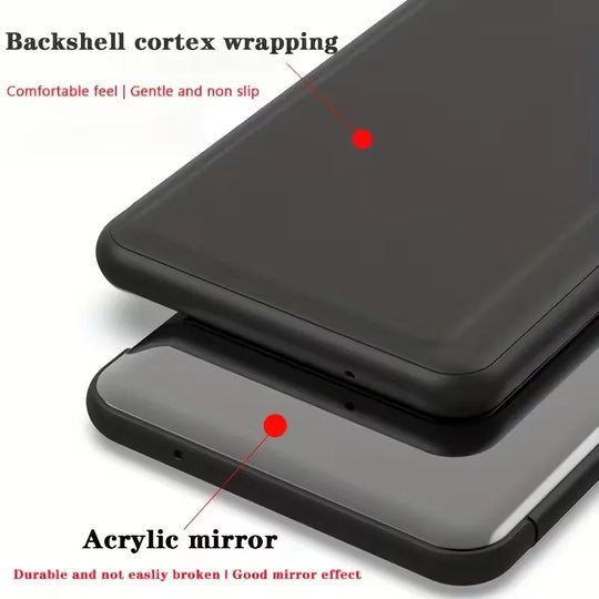 iPhone flip case with magnetic closure and smart IC technology