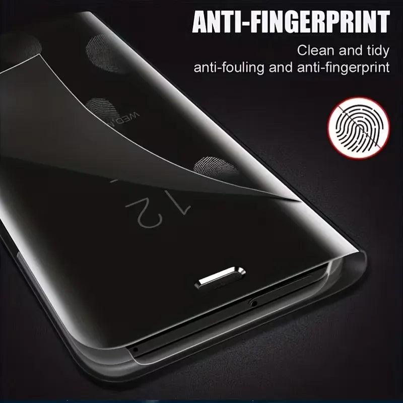 iPhone Smart IC flip case Cosmos Joy with auto lock unlock function