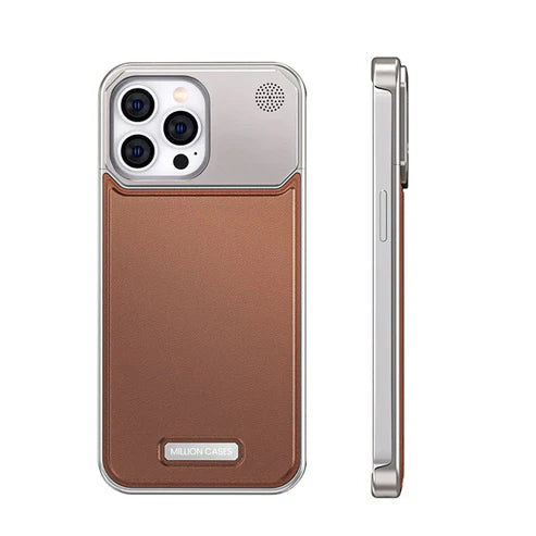 Aero Flex Premium Metallic Leather Case – Sleek, Durable, and Stylish Protection for Your Device.