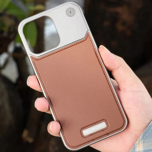 Aero Flex Premium Metallic Leather Case – Sleek, Durable, and Stylish Protection for Your Device.