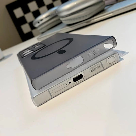 Luxury clear back cover for Samsung with MagSafe compatibility