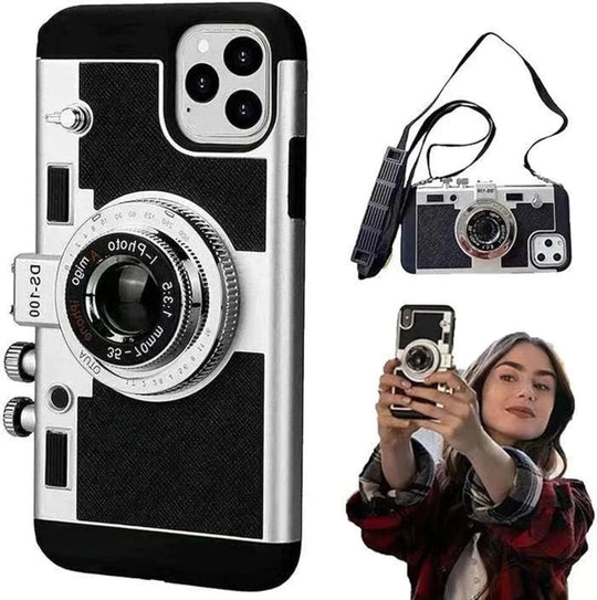 3D Metal Camera Style iPhone Case & Cover.