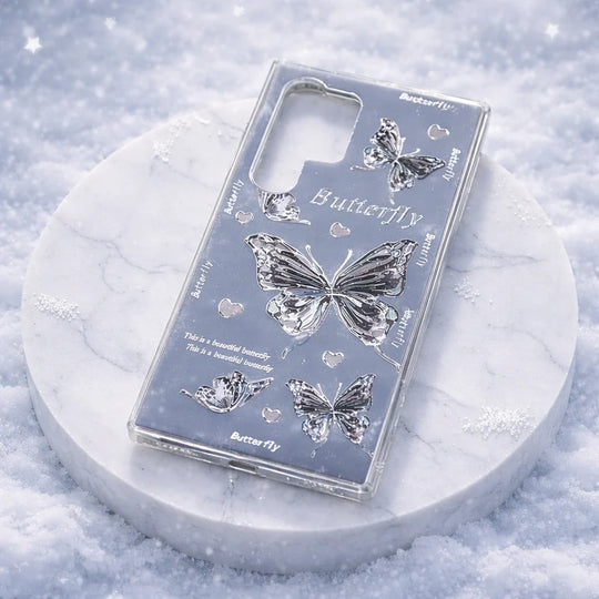 Stylish Winter Glow Butterfly Phone Cover ORRY