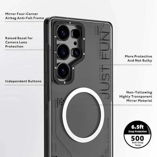 Youngkit Just Fun TPU PC back cover for Galaxy S25 Ultra